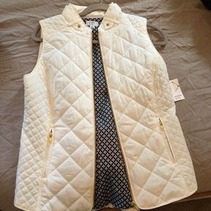 White Puffer Vest